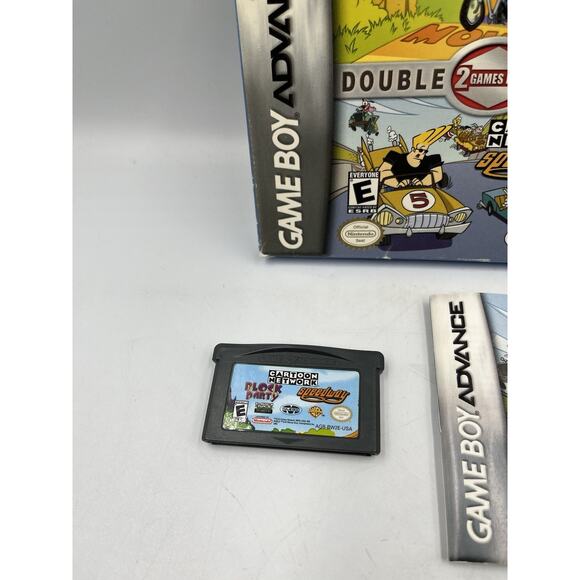 2 Games In 1 Cartoon Network Block Party & Speedway GBA GameBoy Advance - CIB - Picture 4 of 13